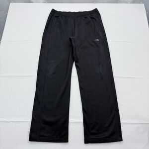 The North Face Fleece Lined Sweatpants Men's Large Activewear Track Pants Black